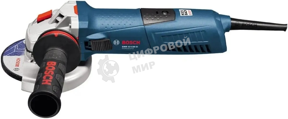 Угловая шлифовальная машина Bosch GWS 12-125 S 1200Вт 11000об/мин рез.шпин.:M14 d=125мм