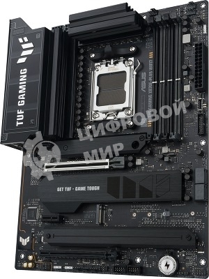 Материнская плата ASUS TUF GAMING X870E-PLUS WIFI7, AM5, AMD X870E, 4xDDR5, 4xSATA, 4xM.2, 1xPCIe 5.0 x16, 1xPCIe 4.0 x4, 1xPCIe 3.0 x1, 1xHDMI, 1x2.5Gb LAN, Wi-Fi 7, Bluetooth 5.4, 2xUSB-C 40Gbps, 3xUSB-A 10Gbps, 4xUSB-A 5Gbps, 4xUSB-A 2.0, 3x3.5 мм, 7.1, ATX