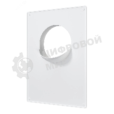 Площадка торцевая пластиковая ERA 180х250 фланец D130 130ПТП