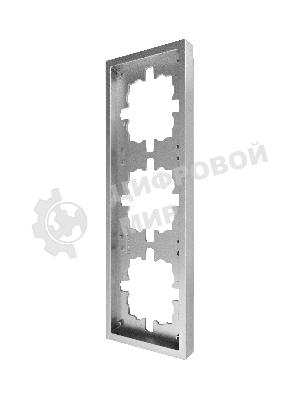 Рамка 3-мест. горизонт. ZIMA серый матовый LEZARD 704-7400-148