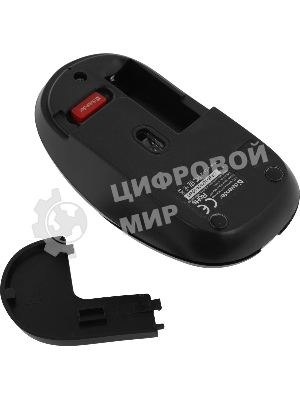 Мышь беспроводная Defender Wave MM-995 серебристый, 1600 dpi, радиоканал, USB, кнопки - 4