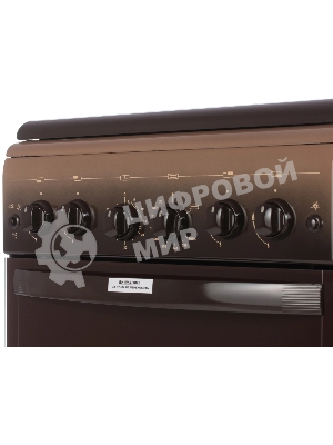 Плита газовая Gefest 5100-02 0001 коричневый, конфорок 4 газовых, духовка 52 л, 50 см x 85 см x 58.5 см