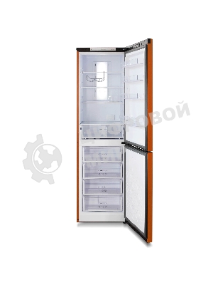 Холодильник Бирюса Б-T980NF оранжевый двухкамерный 240/130 л морозильник снизу, No Frost