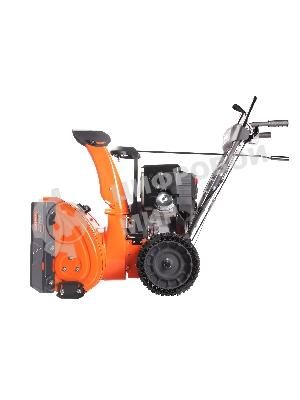 Снегоуборщик PATRIOT PRO 11 KX (коммунально-хозяйственный); 11 л.с., усиленный редуктор, безвоздушные колеса WE3, антиадгезионное покрытие ковша и желоба.