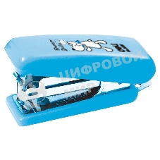 Степлер Deli E0222 N10 (12 листов) встроенный антистеплер, ассорти, 40 скоб, коробка