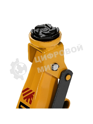 Домкрат гидравлический подкатной с фиксатором Denzel, 2 т, 130-330 мм