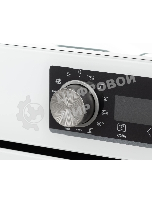 Встраиваемая электрическая духовка 60 см Gorenje Полезный объем: 77 л, Сенсорный программатор IconLED, Плавное открывание и закрывание дверцы, Решетка, Частично выдвижные телескопические направляющие на 1-м уровне, Дверца CompactDoor: 2 стекла + 1 термослой, Механический замок дверцы, Габаритные размеры (вхшхг): 59,5 59,5 56,4 см, Вес (брутто/нетто): 31/29 кг