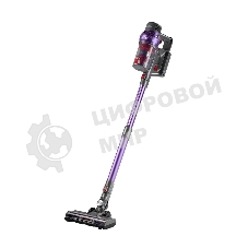 Пылесос вертикальный Zelmer STICK ZSVC925T Wiktor фиолетовый/черный, питание от аккумулятора, 380 Вт, уборка сухая, пылесборник 0.8 л