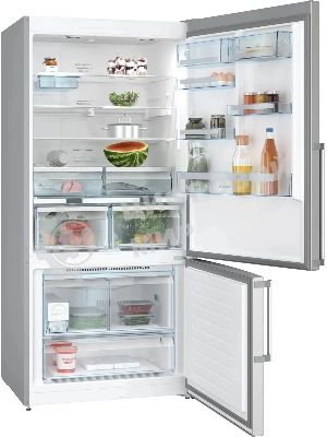 Холодильник Bosch KGN86AI32U серебристый двухкамерный 479/140л морозилка снизу