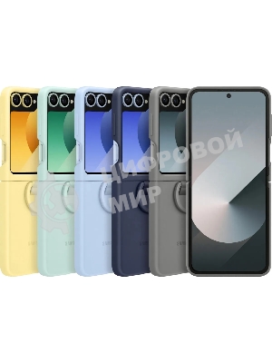 Чехол (клип-кейс) Samsung для Samsung Galaxy Z Flip6 Silicone Case Silicone Case Flip 6 (F741) серый (EF-PF741TJEGRU)