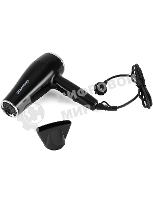 Фен Starwind SHD 7080 черный/хром, 2200 Вт, ионизация