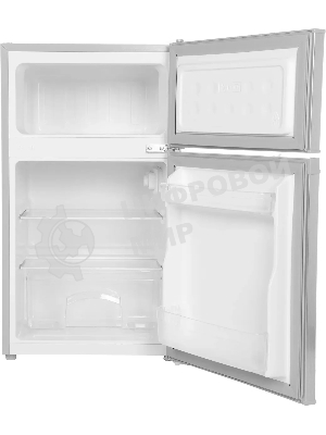 Холодильник Hyundai CT10021H серебристый двухкамерный 60/25л морозилка сверху