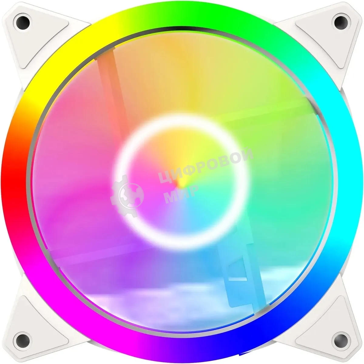 Вентилятор для корпуса Bloody BD-CF120ARGb4 ARGb белый, 120 мм, 1600 об/мин, 26 дБ, 4 pin