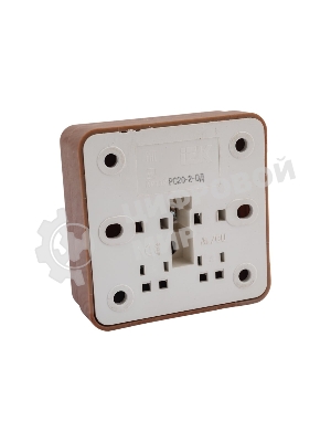 Розетка 1-м ОП Октава 10А IP20 без заземл. дуб IEK ERO10-K04-10-DC