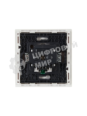 Розетка СП FORTE&PIANO FP214 16А с заземл. без защ. шторок безвинт. крепл. белый IEK FP-R11-16-1-K01