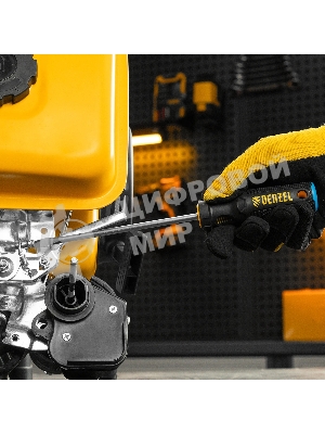 Отвертка Denzel SL6x150 мм, S2, 3к рукоятка