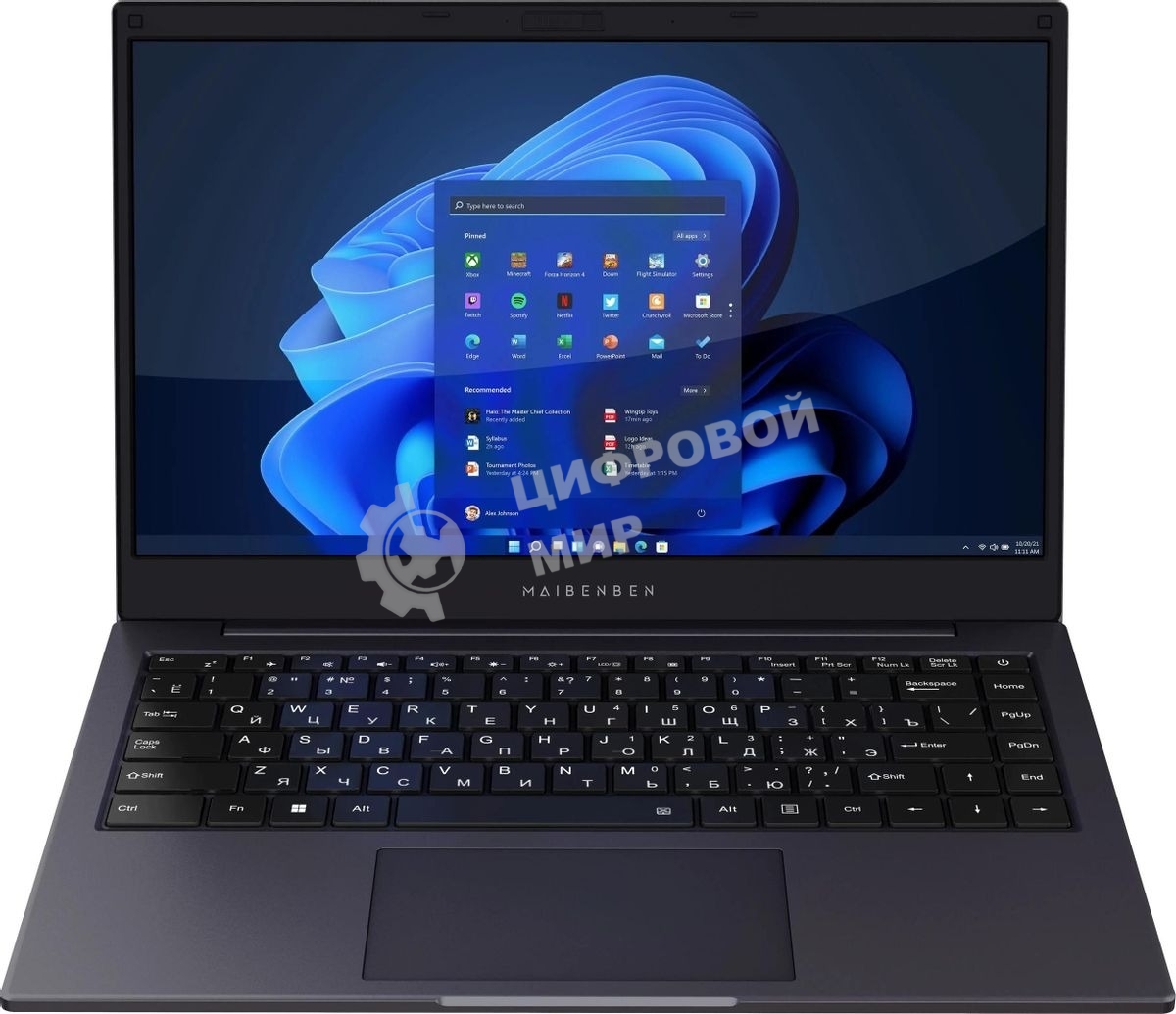 Ноутбук Maibenben S14A-R545UM S14A-R545UMA1SHURE0 Blue 14