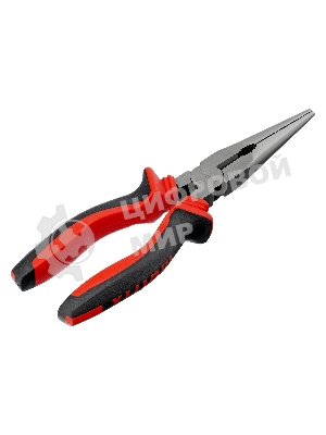 Длинногубцы прямые Matrix 17311, 200 мм, хром-ванадий, двухкомпонентные рукоятки