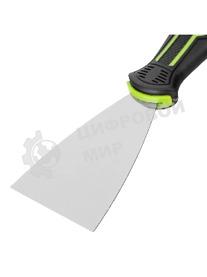 Шпательная лопатка из нержавеющей стали Сибртех 65 мм, двухкомпонентная рукоятка