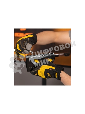 Степлер мебельный Denzel, стальной корпус, быстрая загрузка, регул. силы удара, тип 53, 4-14 мм