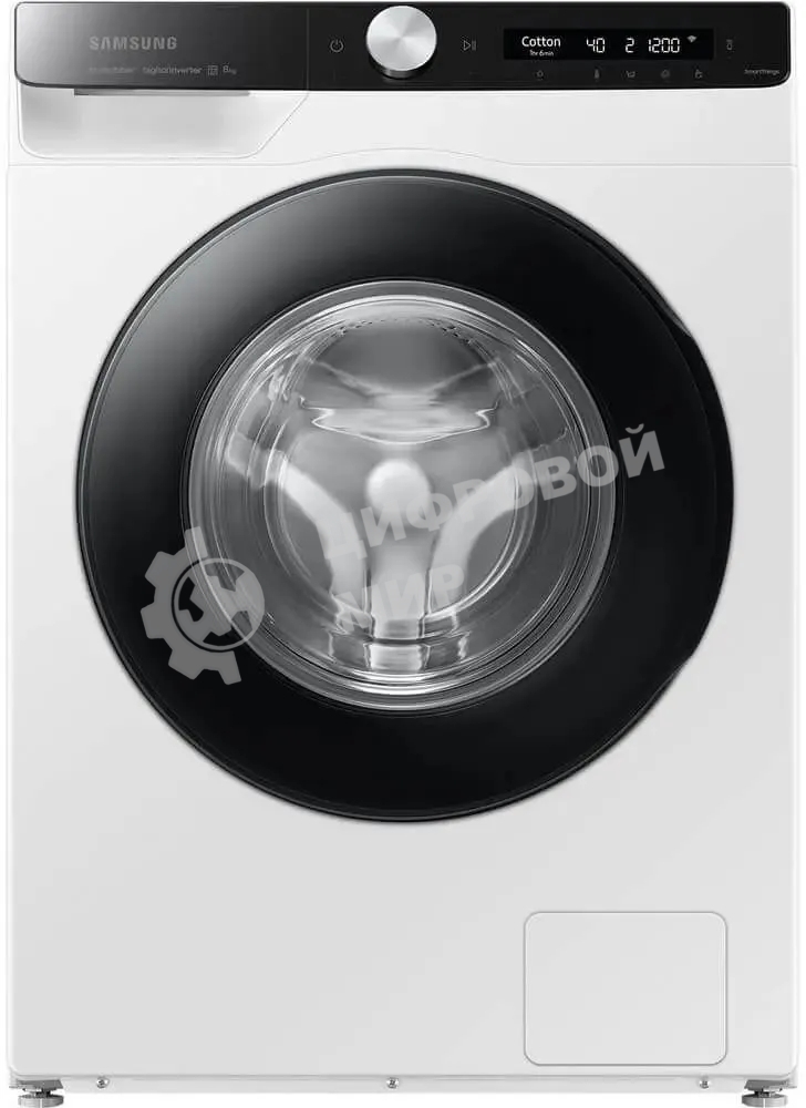 Стиральная машина Samsung WW80AG6S28AELP белый, загрузка фронтальная 8 кг, 1200 об/мин, класс: A+++