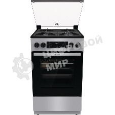 Плита Комбинированная Gorenje GK5C41SF серый (стеклянная крышка) реш.чугун