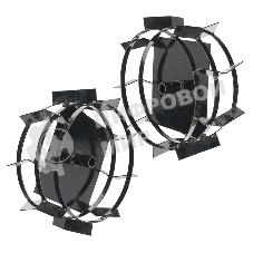 Грунтозацепы ПАТРИОТ для мотоблока (диаметр 460мм, ширина 180мм) (пара) ГР3 460.180