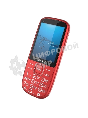 Мобильный телефон Maxvi B9 красный