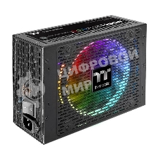 Блок питания Thermaltake ToughPower iRGb PLUS (PS-TPI-1250F3FDTE-1), 1250Вт, 80 PLUS Titanium, 140мм, модульный, черный
