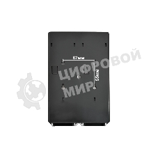 Дозатор для жидкого мыла пластиковый puff-8108 белый с черной кнопкой, 350+350 мл, 22х9х14 см