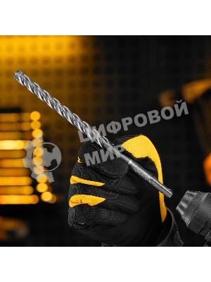 Бур по бетону Denzel цельная крестовая пластина, 12x215 мм, SDS PLUS