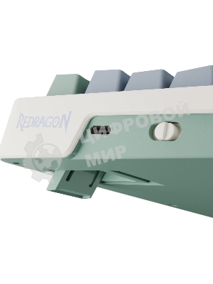 Клавиатура Redragon Ucal Pro гибридная, USB Type-A, Bluetooth, радиоканал, бежевый