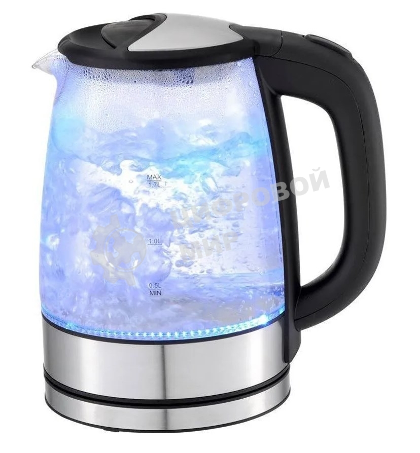 Чайник электрический Renova KT18G-01B Термостойко стекло