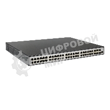 Коммутатор ORIGO Managed L3 Switch 48x1000Base-T PoE, 6x10Gbase-X SFP+, PoE Budget 880W, RJ45 Console, 19