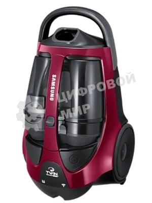 Пылесос Samsung VCC8837V3P фиолетовый, 430/2200 Вт, уборка сухая, пылесборник контейнер, 2 л