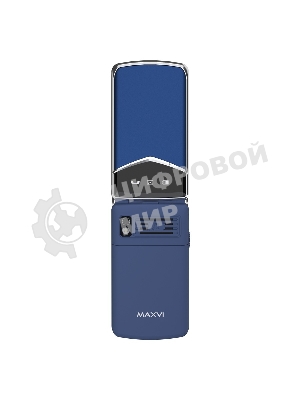 Мобильный телефон Maxvi E11 синий/серебристый