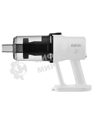 Пылесос вертикальный BBK BV2600 белый/черный, питание от сети, 170 Вт, уборка сухая, пылесборник 0.5 л