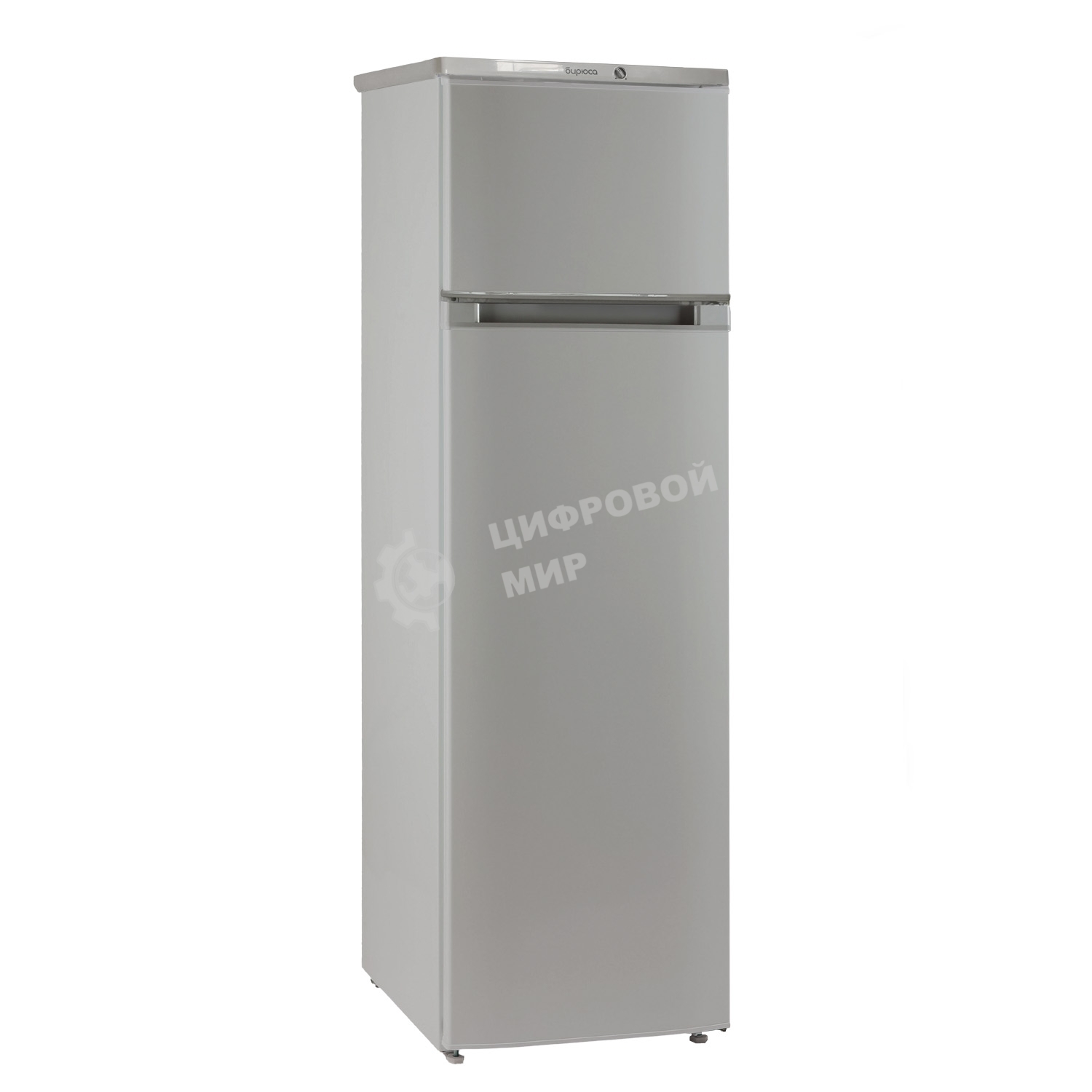 Холодильник Бирюса M424 металлик двухкамерный 170/35л морозилка сверху