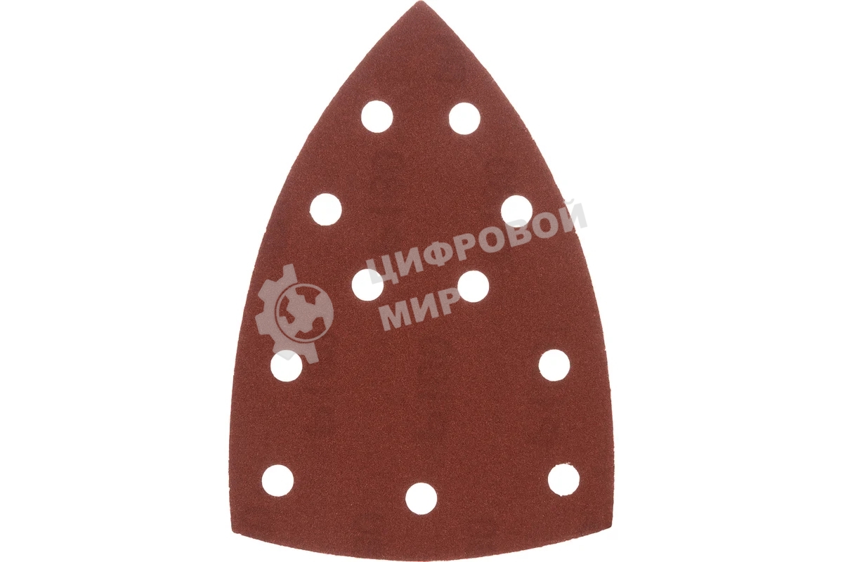 Треугольник абразивный Denzel на ворc. подложке под 