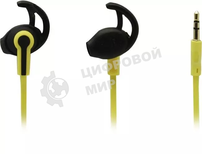 Проводные наушники Smartbuy Rider черный/желтый, внутриканальные, Jack 3.5 мм