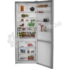 Холодильник Hotpoint HFL 560I X нержавеющая сталь/серебристый двухкамерный 356/145л морозилка снизу