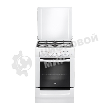 Плита комбинированная Gefest ПГЭ 6102-02 0300 белый, конфорок 4 шт, духовка 55 л, 60 см x 85 см x 60 см