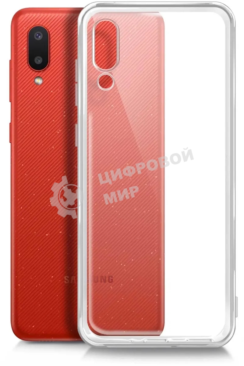 Чехол (клип-кейс) BoraSCO Silicone Case для Samsung Galaxy A02 прозрачный