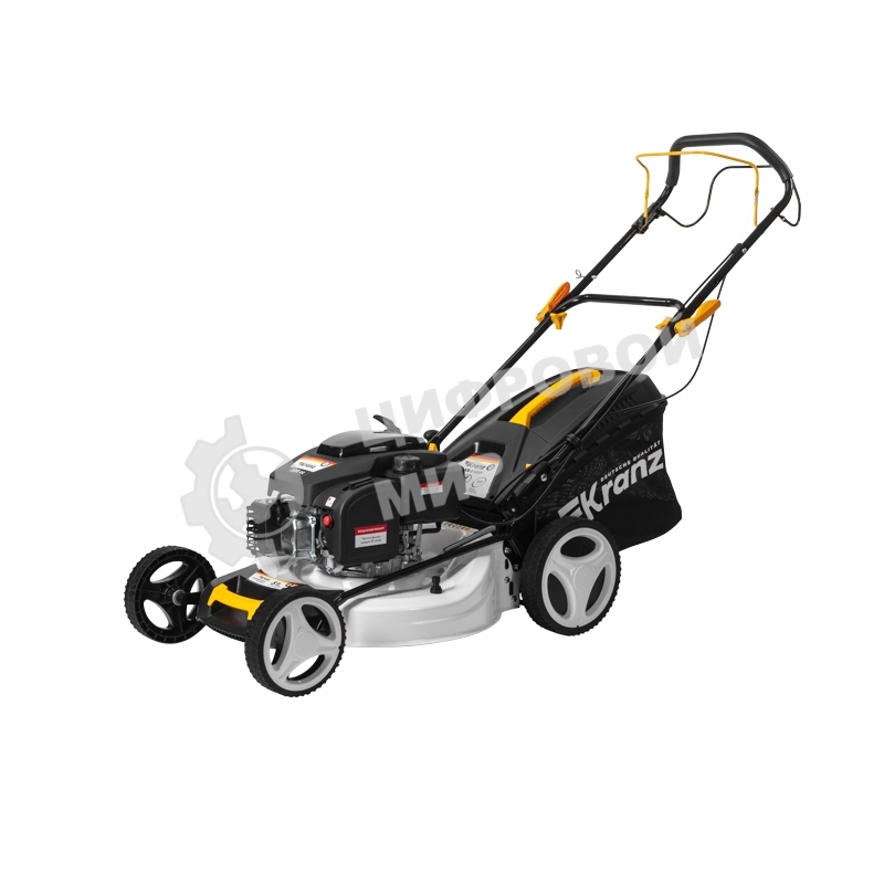 Газонокосилка бензиновая Kranz KR-510SP самоходная, 200 см3, 51 см