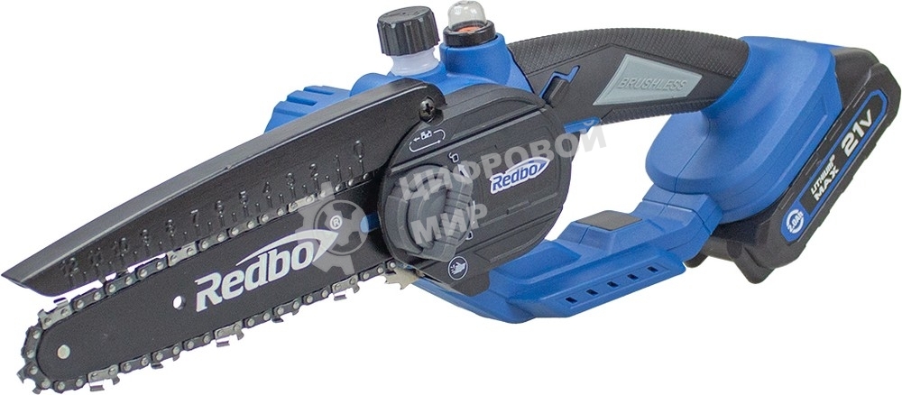 Пила аккумуляторная бесщеточная REDBO ONS-21/6BL синий/черный 28236