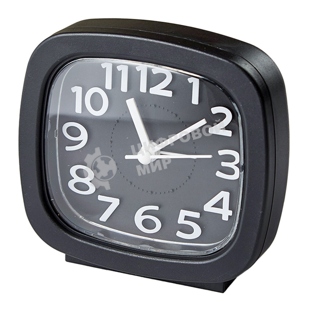 Будильник DELTA DT8-0001 8.5x4.6x8.6 см (черный)