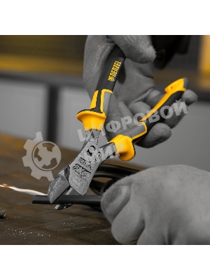 Бокорезы Denzel 215 мм, усиленные, трехкомпонентные рукоятки