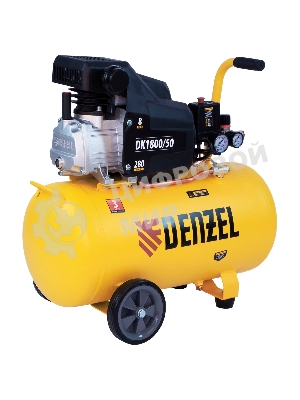 Компрессор воздушный Denzel DK1800/50,Х-PRO (58068) 1,8 кВт, 280л/мин, 50л