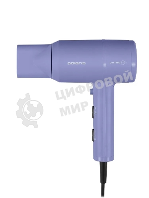 Фен Polaris PHD-1110 голубой, 1600 Вт, ионизация