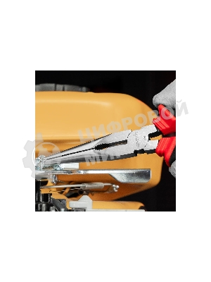 Длинногубцы прямые Matrix 17311, 200 мм, хром-ванадий, двухкомпонентные рукоятки